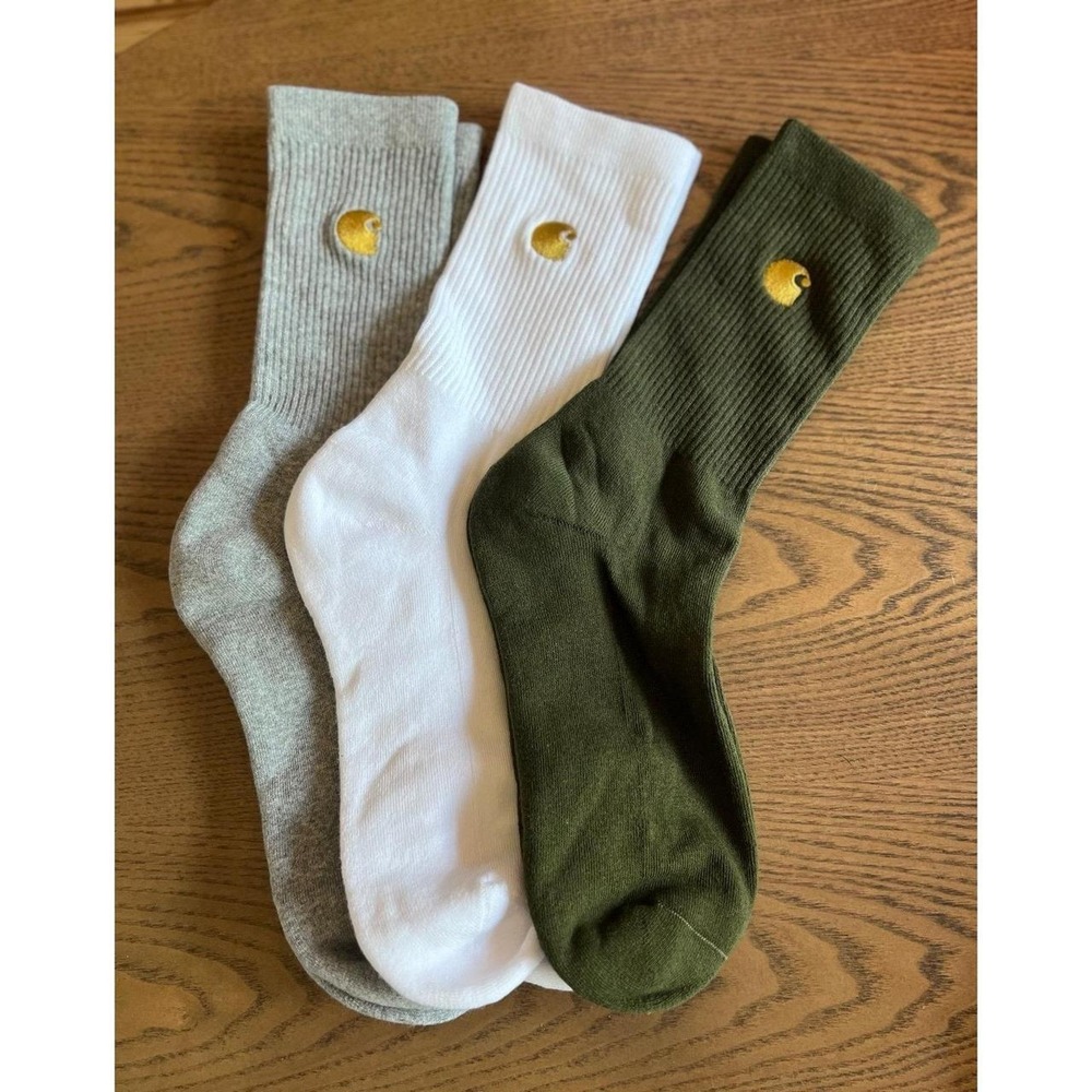 Carhartt Men's Crew Socks 3 Pairs New